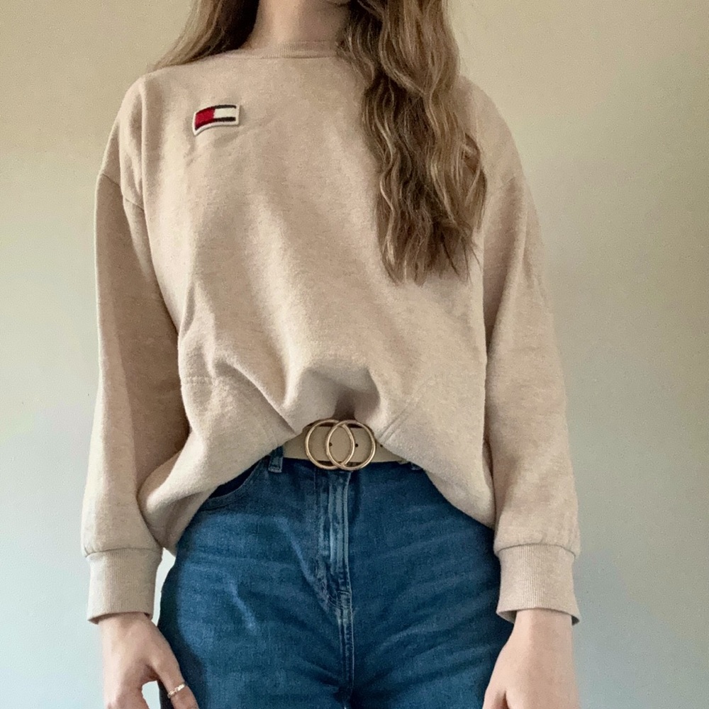 Women’s Tommy Hilfiger Crewneck Beige w/ Pockets